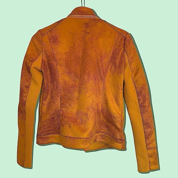 Desigual - Tan Chaq Merlin Suede Jacket - 6 - Picture 6 of 14
